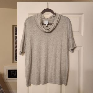 Sunday Cow neck Gray Top Size Medium